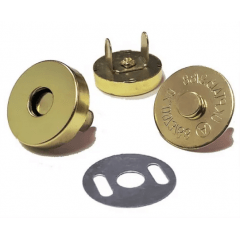Botão Magnético Dourado 18mm Unidade 