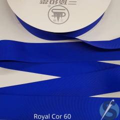 Fita Gorgurão Sanding 60 Azul Royal 38 mm