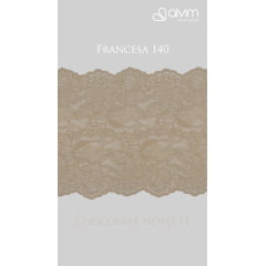 Renda Lycra Francesa Chocolate Ref:140 