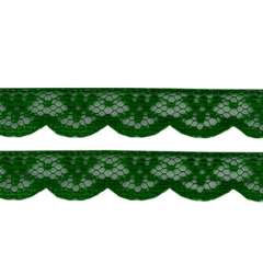 Renda Nylon Nº2 Verde Bandeira Cor 23