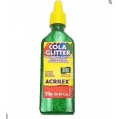 Cola Glitter Acrilex 206 Verde 23gr 