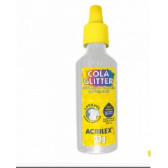 Cola Glitter Acrilex 209 Cristal 23gr 