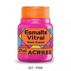 Esmalte Vitral 527 Pink Acrilex 37ml