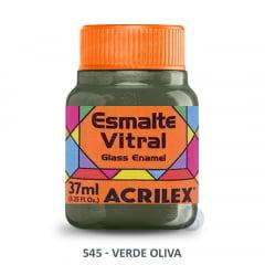Esmalte Vitral 545 Verde Oliva Acrilex 37ml  