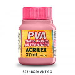 Tinta Pva Fosca para Artesanato 828 Rosa Antigo 37 ml 