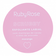 Ruby Rose Esfoliante Labial Scrubby - Morango