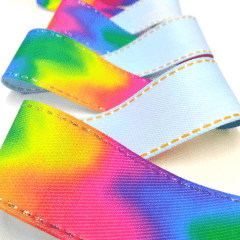 Fita Decorativa Jeans Tie Dye 03 38mm  1 metro