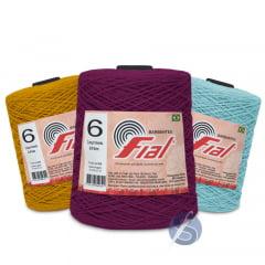 Barbante Fial Cores nº6 600gr Barbante Fial Cores nº6 600gr