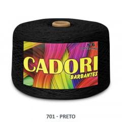 Barbante Cadori 701 Preto Nº6 1,800 kg  
