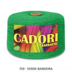 Barbante Cadori 759 Verde Bandeira Nº6 1,800 kg 