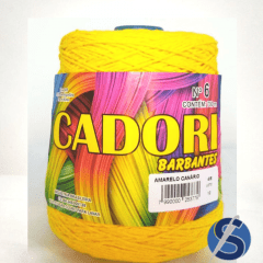 Barbante Cadori Amarelo Canário Nº6 717 700 g