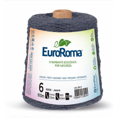 Barbante EuroRoma nº6 Jeans 600gr Barbante EuroRoma nº6 Jeans 600gr