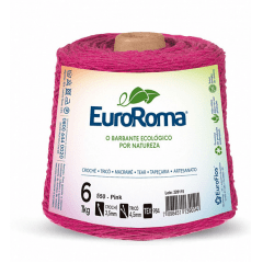 Barbante EuroRoma nº6 Pink 600gr Barbante EuroRoma nº6 Pink 600gr