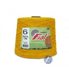 Barbante Fial Amarelo Ouro nº6 1,5kg Barbante Fial Amarelo Ouro nº6 1,5kg