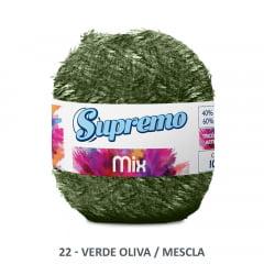 Barbante Supremo Mix 22 Verde Oliva Mescla 180m 