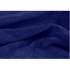 Tecido Manta Fleece Liso Azul Bic