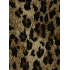 Tecido Pelúcia Pelo Baixo Estampado Jaguar