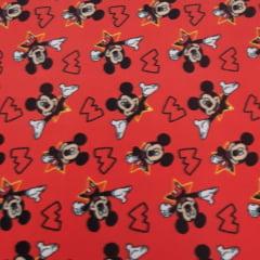 Tecido Soft  Vermelho Mickey