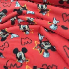 Tecido Soft Vermelho Mickey