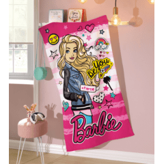 Toalha Banho Dohler Felpudo Licenciado - Barbie