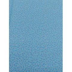 Tecido Tricoline  Azul  Granulado Colorido