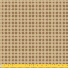 Tecido Tricoline Bege Xadrez Ref 1552 