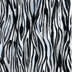 Tecido Tricoline Digital Zebra  Ref:9017