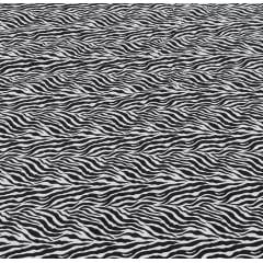 Tecido Tricoline Estampado Zebra