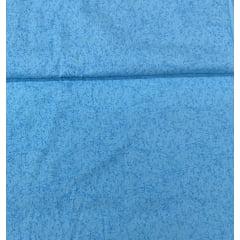 Tecido Tricoline Grafiato Azul Capri Ref:901251