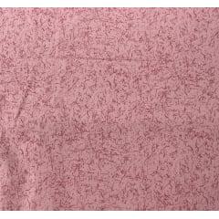 Tecido Tricoline Grafiato Rosa Antigo Ref:901245 