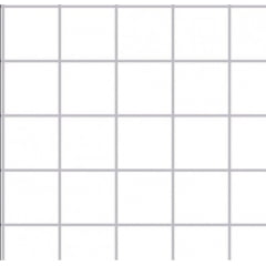 Tecido Tricoline  Grid Branco C/ Cinza