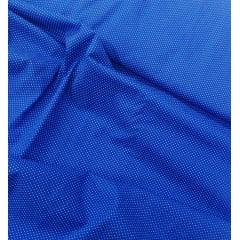 Tecido Tricoline  Mini Poá Azul Bic  Ref :900322