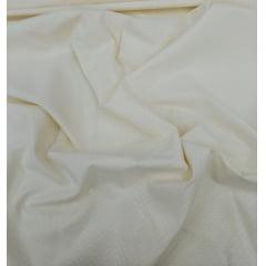 Tecido Tricoline Misto Marfim Póa Pequeno Branco