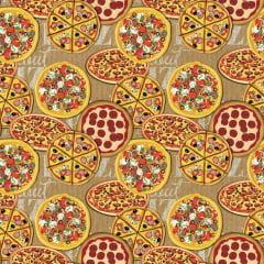 Tecido Tricoline  Pizza