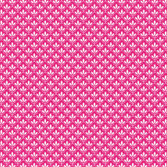 Tecido Tricoline Rosa Pink Geométrico Folhas 