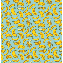 Tecido Tricoline  Verde Bananas