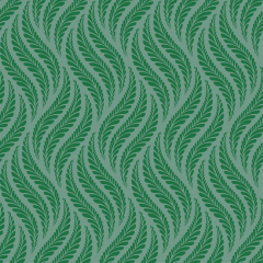 Tecido Tricoline Verde Folhas Ref:1330