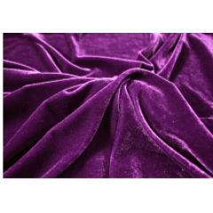 Tecido Veludo Plush Púrpura