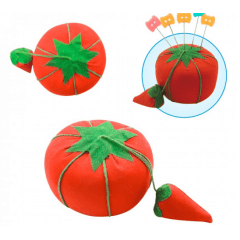 Almofada Porta Alfinete em Formato de Tomate