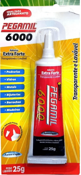 Cola Pegamil 6000 Adesivo Extra Forte 60 Gr