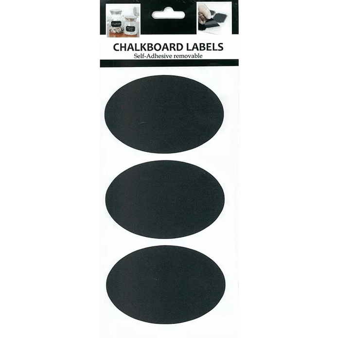 Etiqueta Chalkboard C/3 Unidades