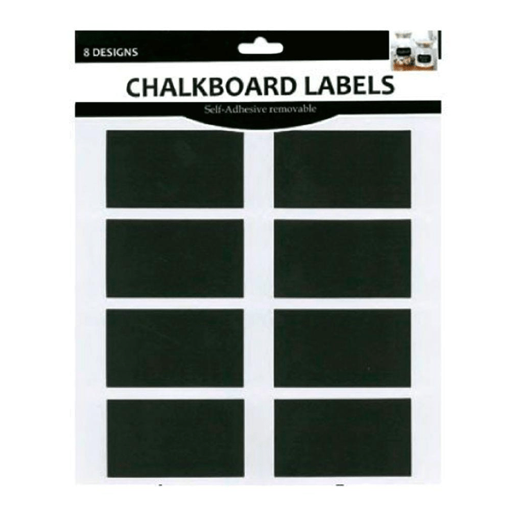Etiqueta Chalkboard Quadrada C/8 Unidades