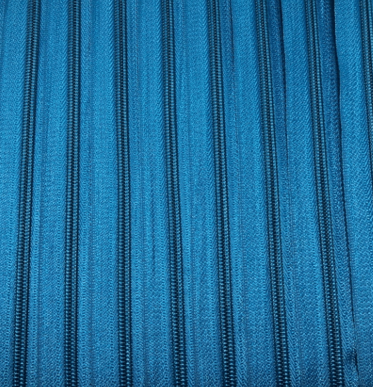 Zíper Nylon Azul Aquamarine Nº 5 em Metro